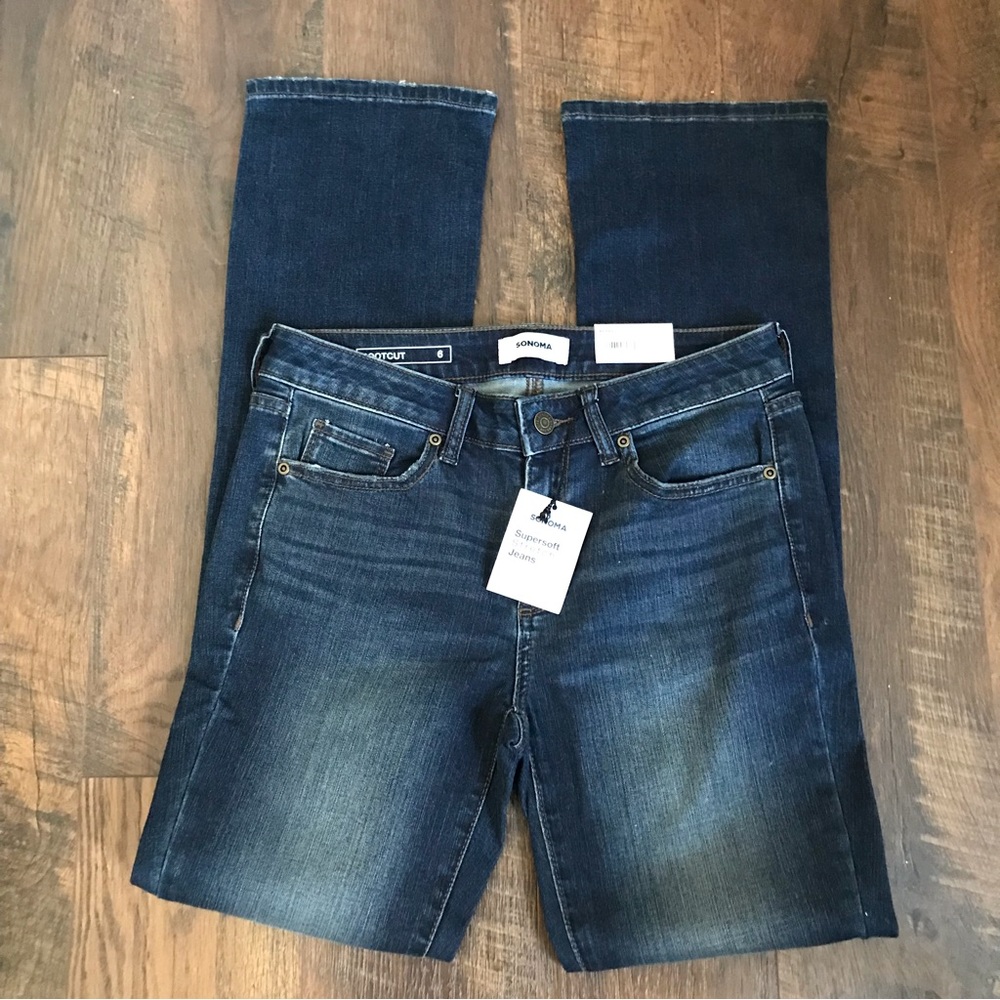 Sonoma Bootcut Jeans Size 6 - NEW